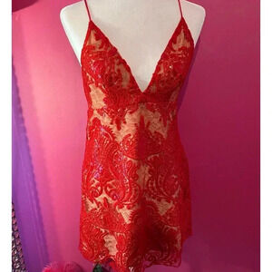 Free People lace and sequin dress
